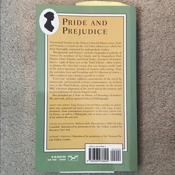 “Pride and Prejudice” Paperback - Picture 2 of 2
